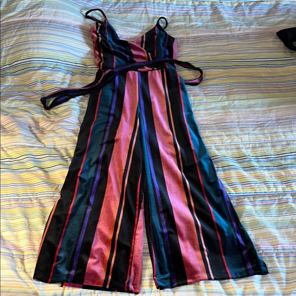 Velvet Junior’s‎ L Striped Jumpsuit
